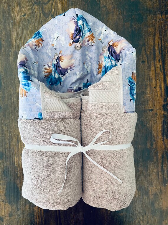 Buy Small or Large Elsa Anna Frozen Hooded Towel for Babies Toddlers Kids Teens and Adults Online in India Etsy