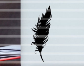 Feather Vinyl Decal-Style 08