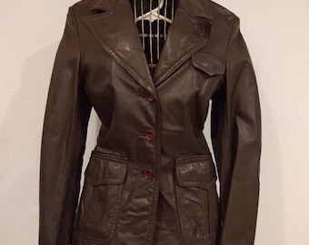 Vintage women's leather jacket