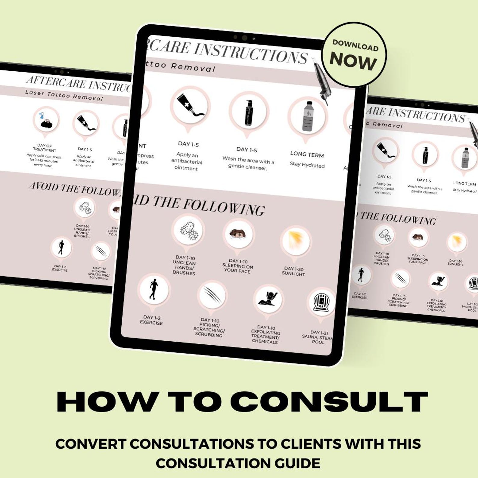 Laser Tattoo Removal Before Care & After Care Instructions Tattoo