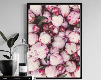 Photography Print, Abstract Print, Pattern Print, Printable, Peony Flower Print,  Peony Texture, Photography Poster, Flower Wall Art,