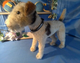 Schiefertafel « GLATTHAAR-FOXTERRIER SCHÖNSTER HUND » Spruch Hunde Dekoration