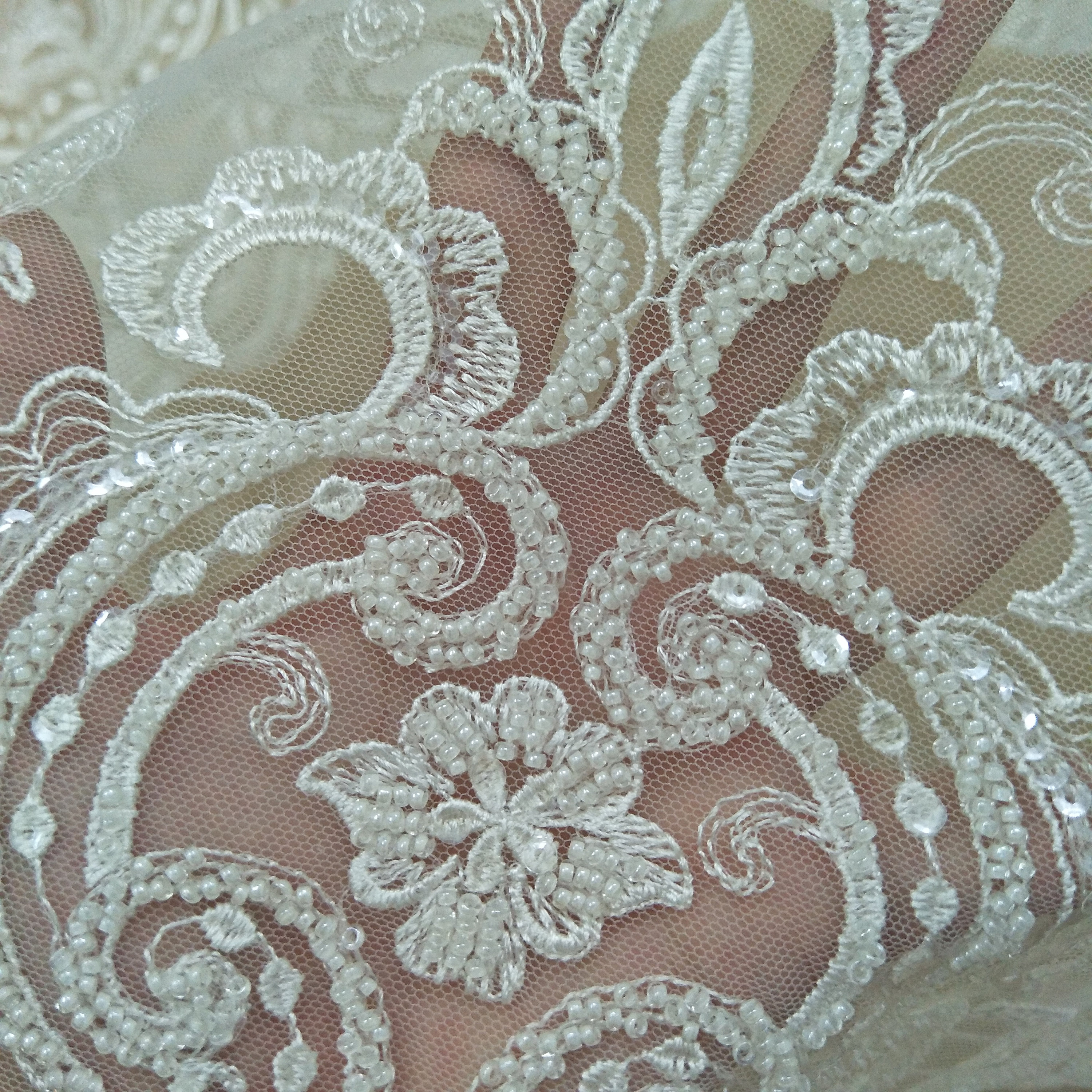 Beading lace trim