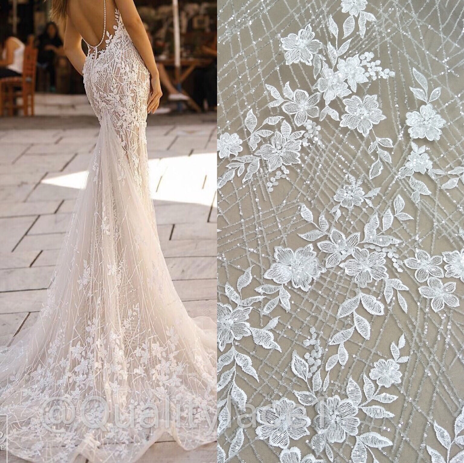 New Arrival Embroidery Lace Fabric Bridal Lace Fabric 130cm - Etsy Singapore
