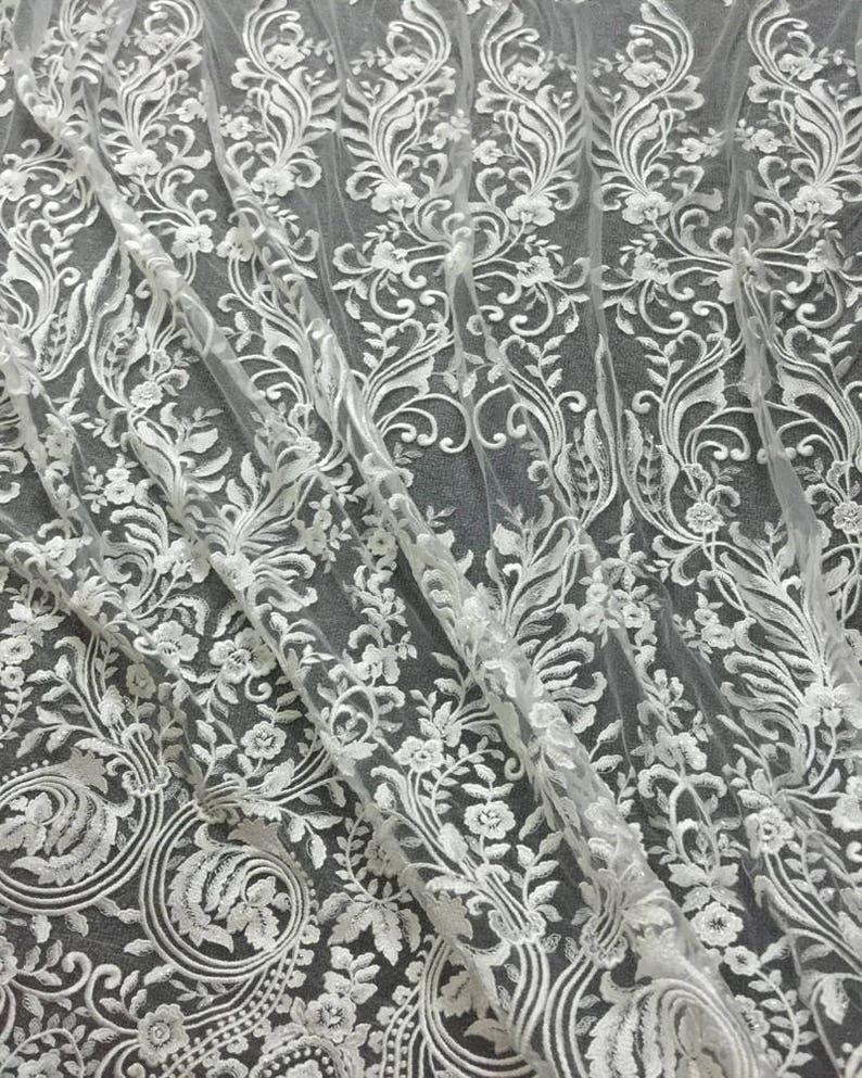 2017 New arrival bridal dress fabric plain wedding dress Etsy