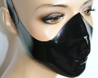 CL Design Latex Mask Ergonomisch geformt Roleplay Fetish Rubber