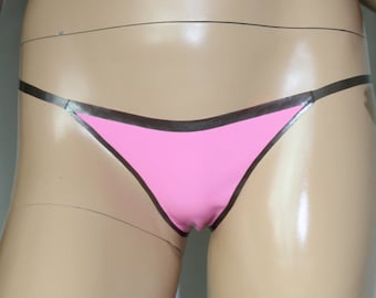 CL Design Latex Tanga "String Deluxe" Ladies Thong Underwear Panties Briefs