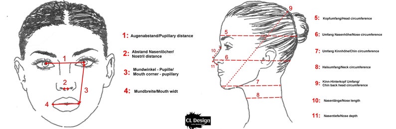 CL Design ladies latex nurse mask for men and women with zipper Fetish Rubber Halfmask