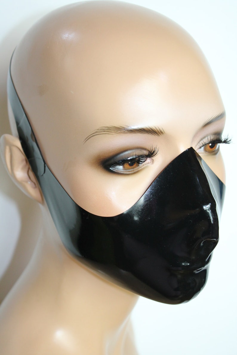 CL Design Latex Mask Ergonomisch geformt Roleplay Fetish Rubber Bild 1