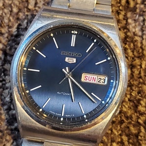 Vintage Seiko S5 Automatic Watch - Etsy