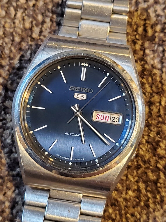 Vintage Seiko S5 Automatic Watch - Etsy