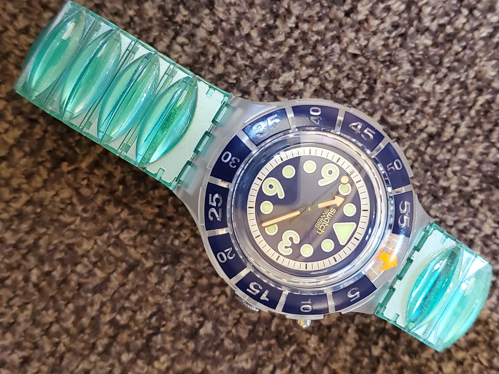 Vintage Swatch Watch Scuba 200 Loomi | Etsy