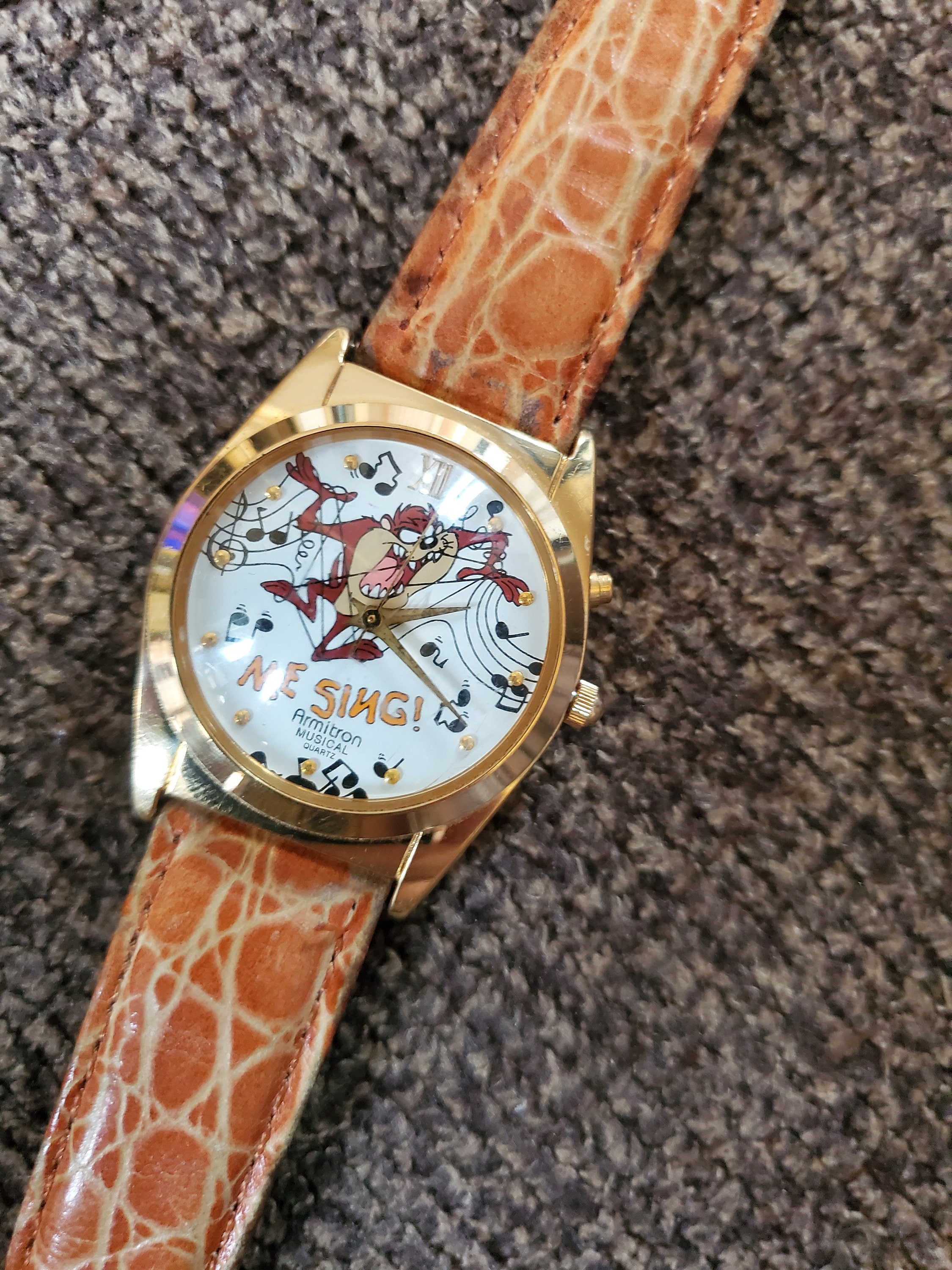 Vintage Musical Tazmanian Devil Watch by Armitron - Etsy