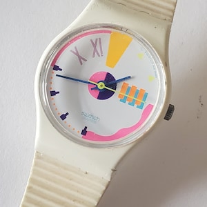 Vintage Swatch Watch - Port-O-Call/Freeport SE1604-LW 127 - Small Head 1990