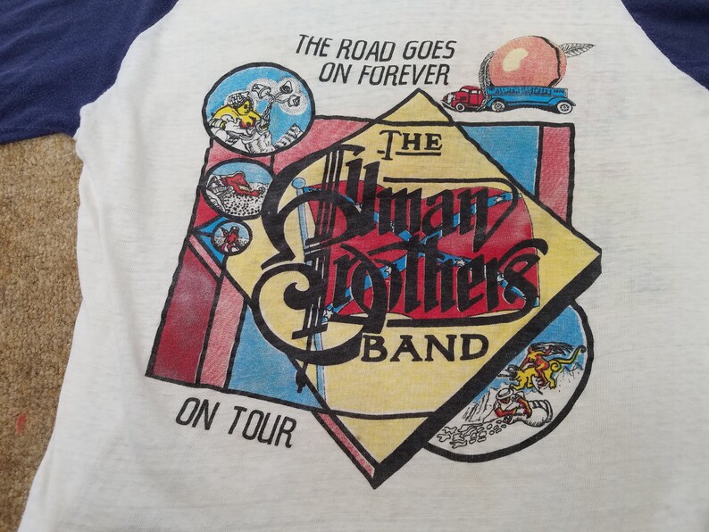 Vintage Allman Brothers Band tshirt Etsy