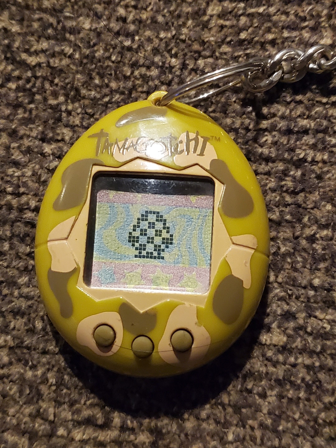 Vintage Tamagotchi Original 1997 Bandai Green Camouflage Etsy