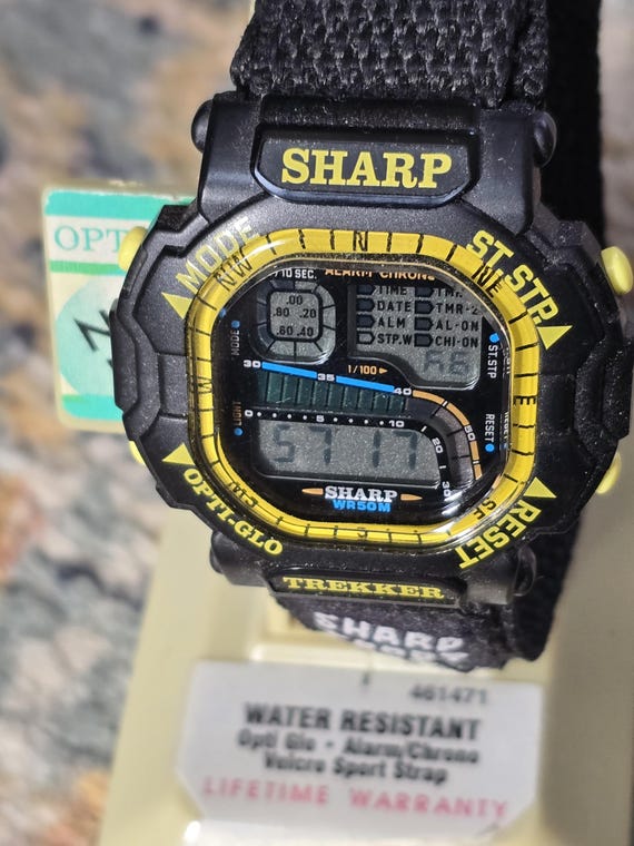 Vintage Sharp Digital Watch - image 8