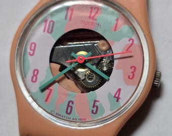 Vintage Swatch Watch - Camouflage/kids Collection SE1324-LP 