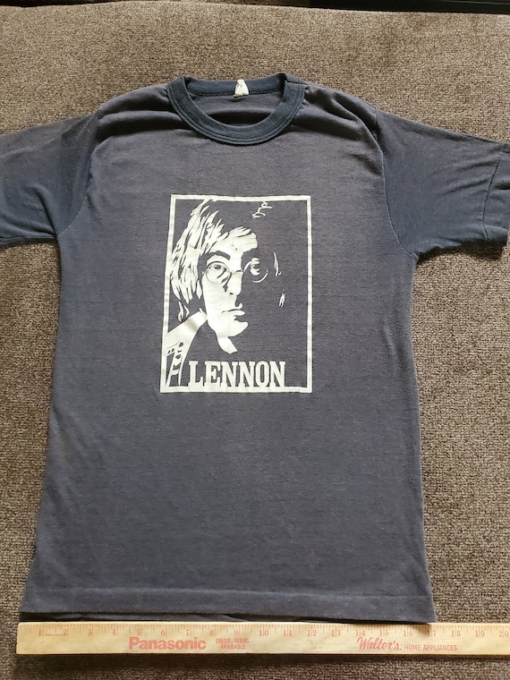Vintage Authentic John Lennon T-Shirt ~ Size M - image 1