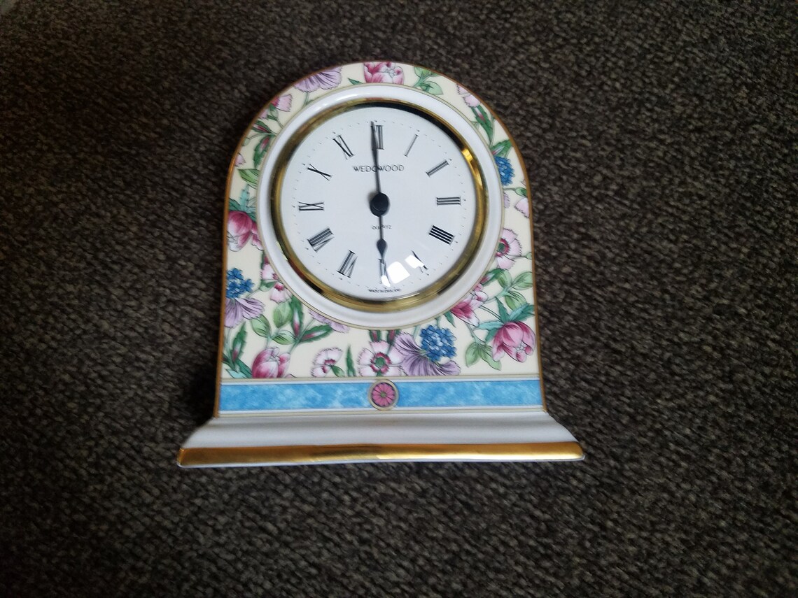 Vintage Wedgwood Desk Clock Made in England Etsy