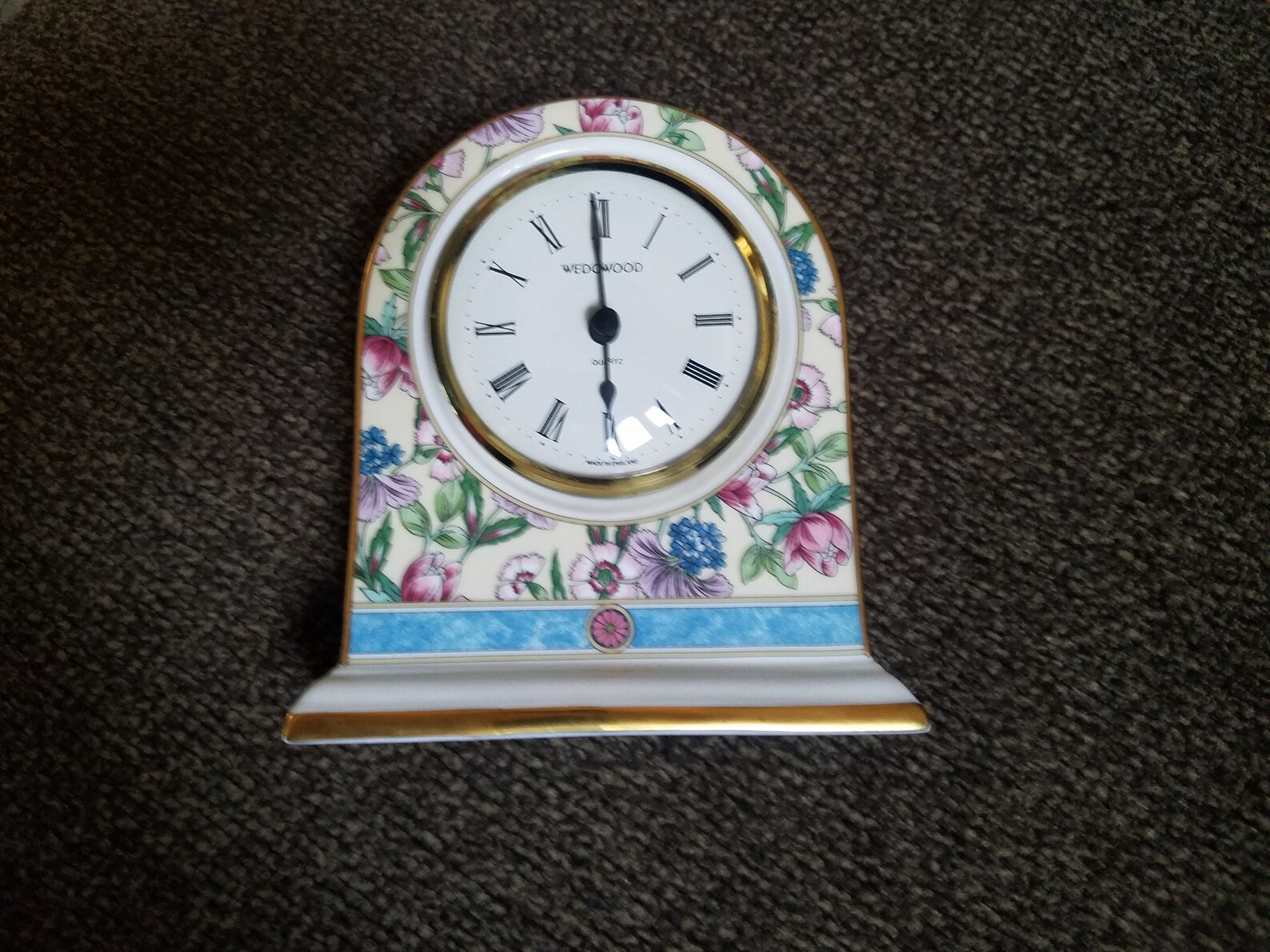 Vintage Wedgwood Desk Clock Made in England Etsy