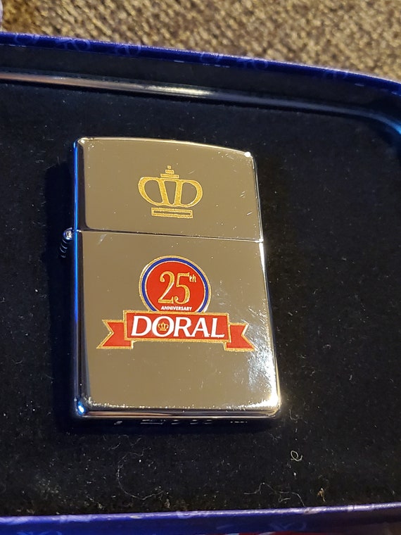 Doral 25th Anniversary Zippo With Tin - Etsy
