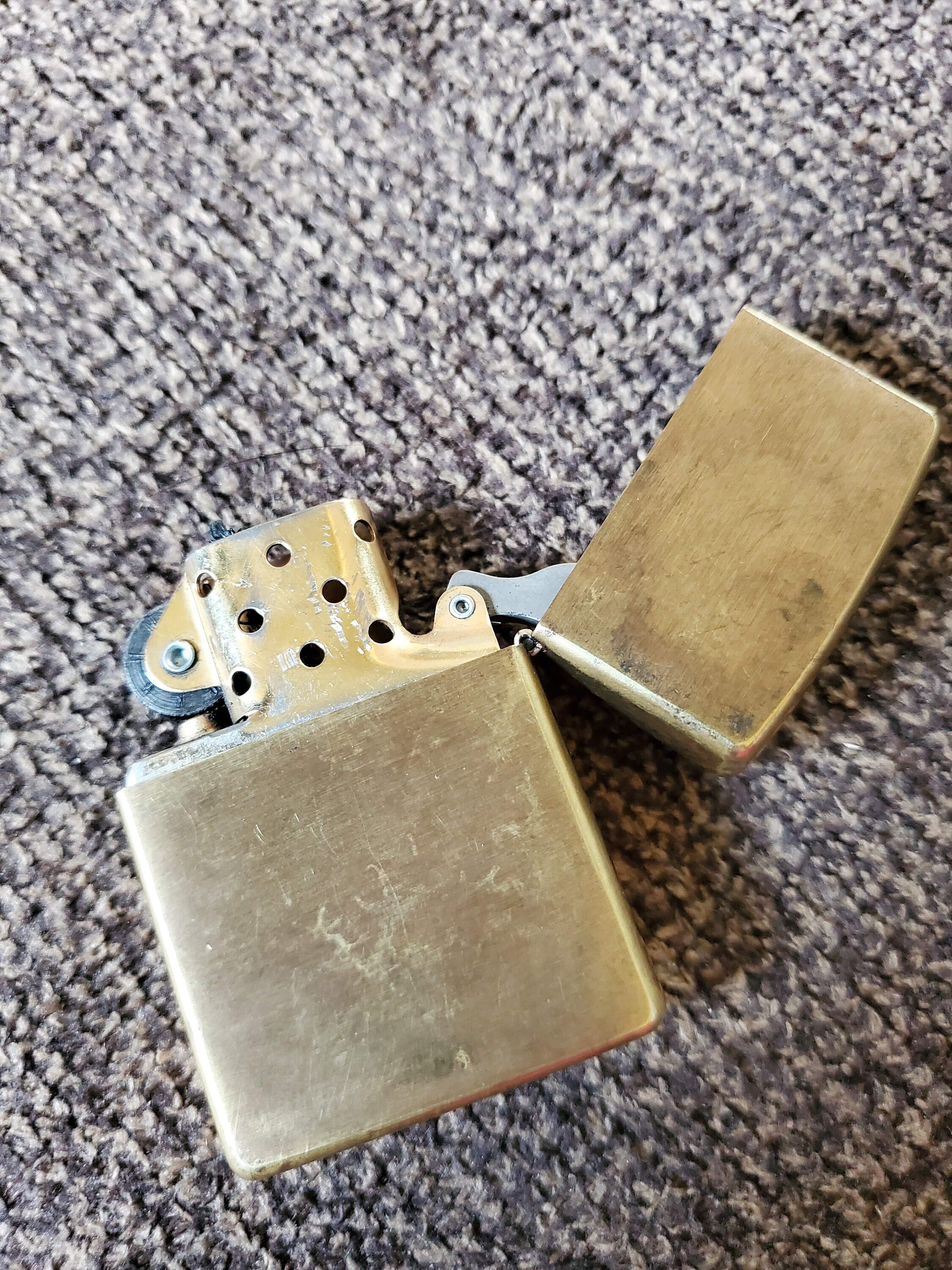 Vintage Brass Harley Davidson Zippo 2000 - Etsy