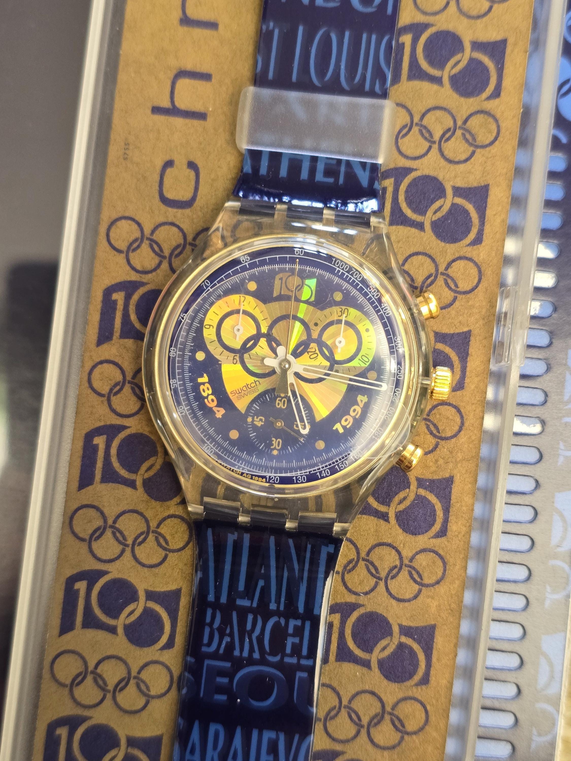 Vintage Swatch Watch Olympic Movement 1894-1994 - Etsy