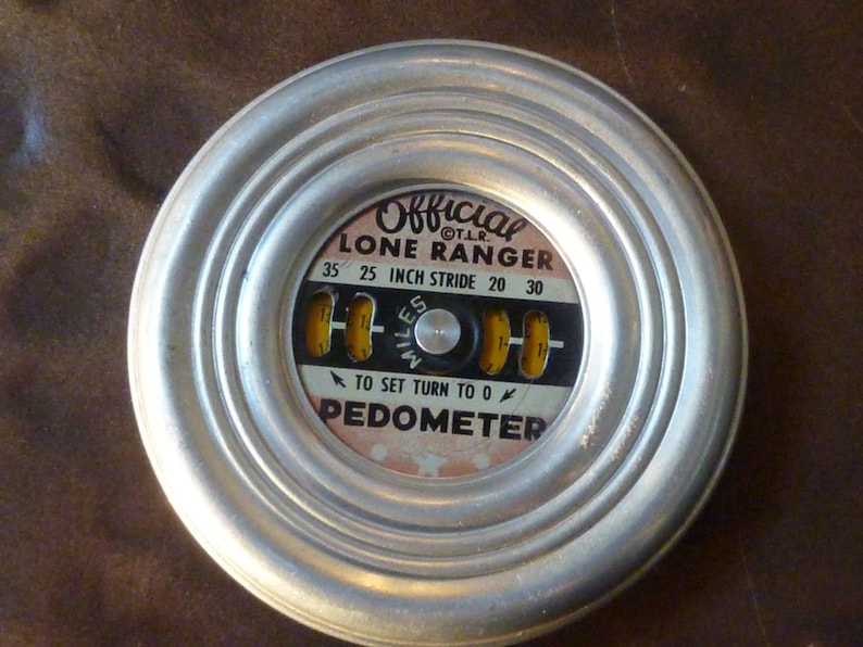 Vintage Lone Ranger Official Pedometer - Etsy