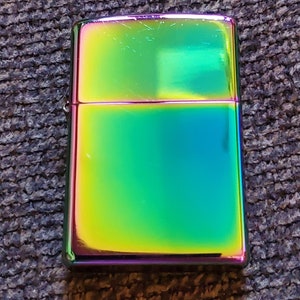 Zippo Lighter Burnt/Rainbow