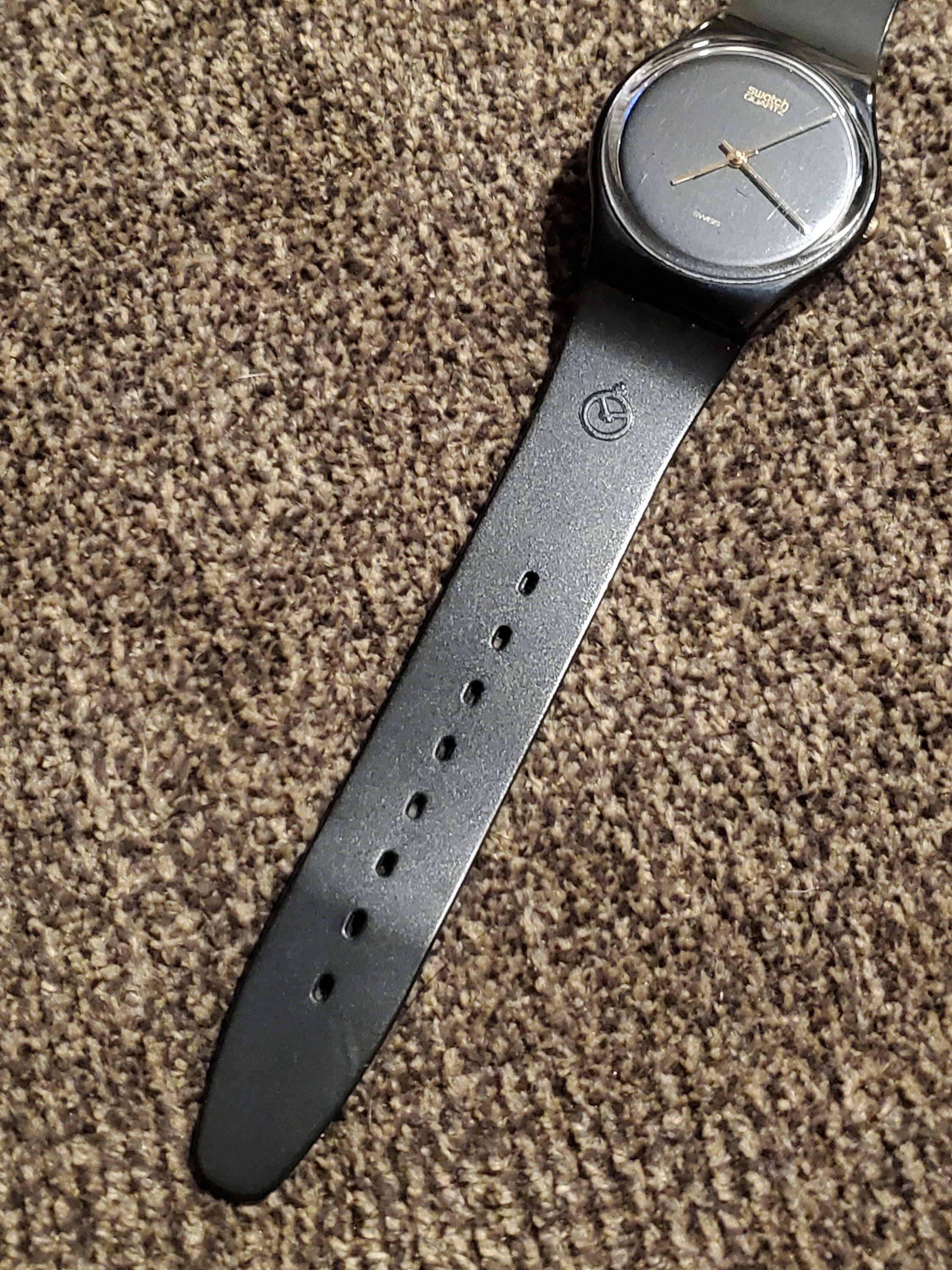 Swatch black rebel watch new arrivals