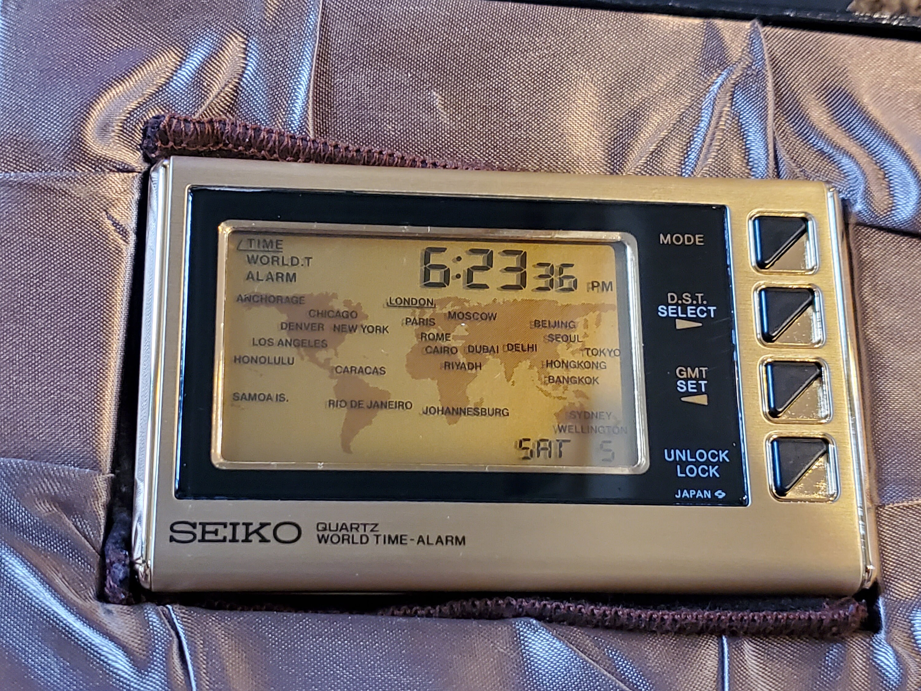 Vintage Seiko World Time Travel Alarm Clock - Etsy Australia
