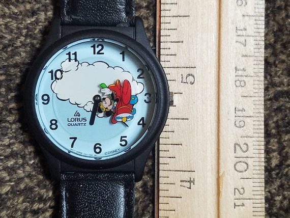 Vintage Mickey Mouse Watch by lorus Etsy Nederland