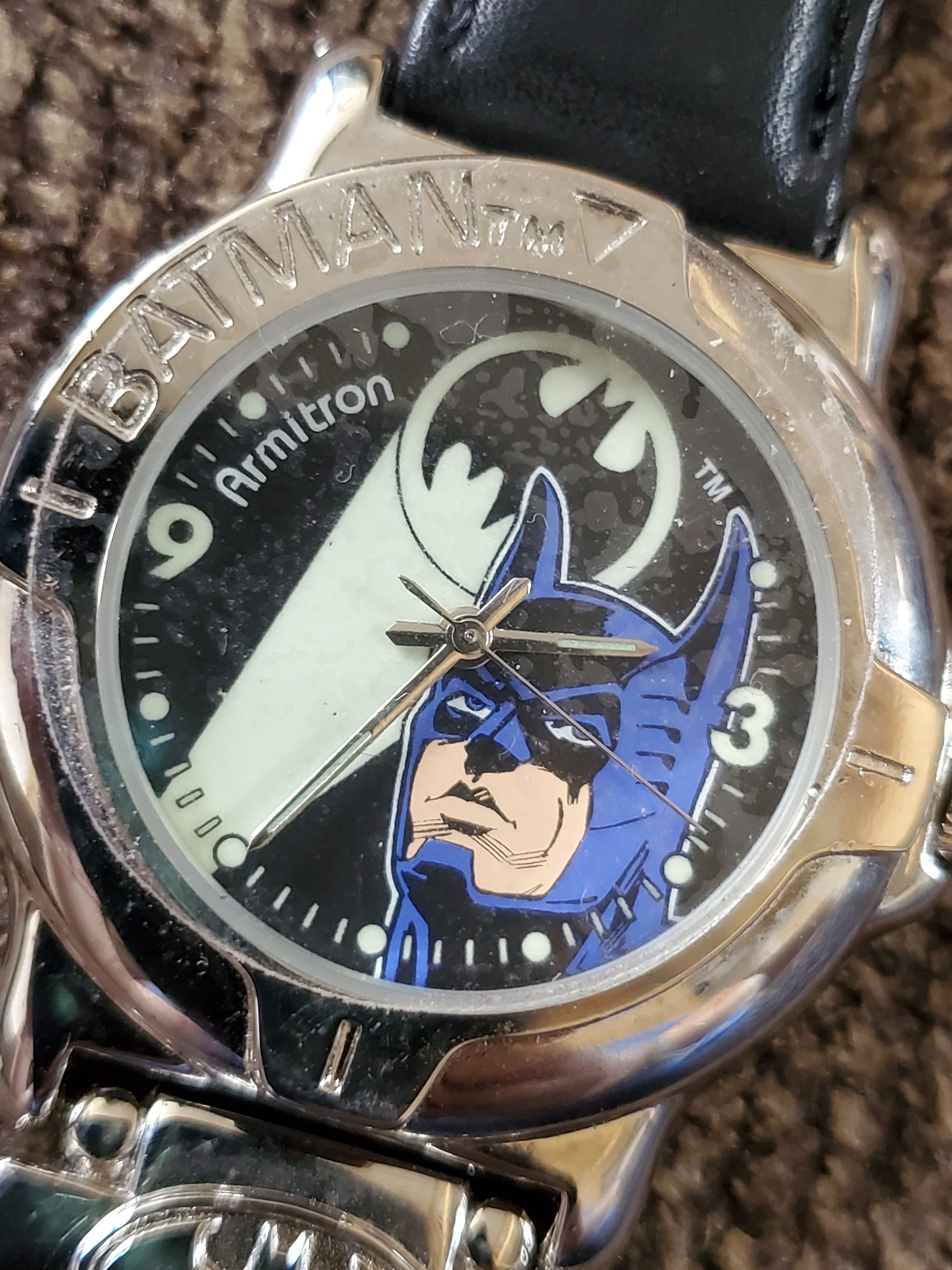 Vintage Armitron Batman Watch with Luminous Dial 1995 | Etsy