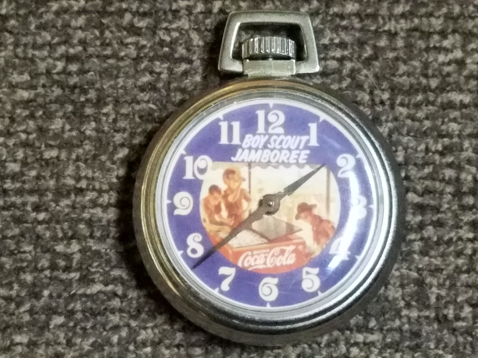 Vintage Pocket Watch Boy Scout Jamboree CocaCola Etsy