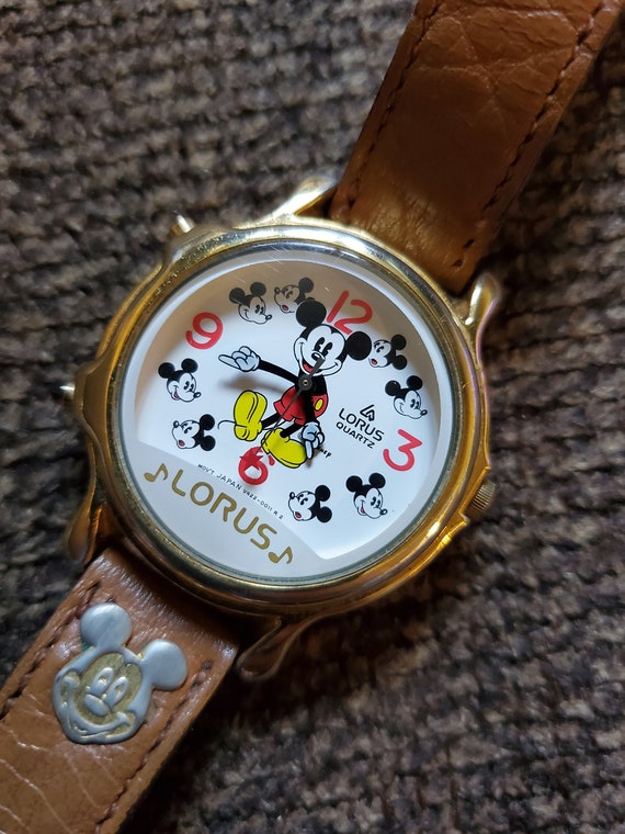 Vintage Musical Mickey Mouse Watch