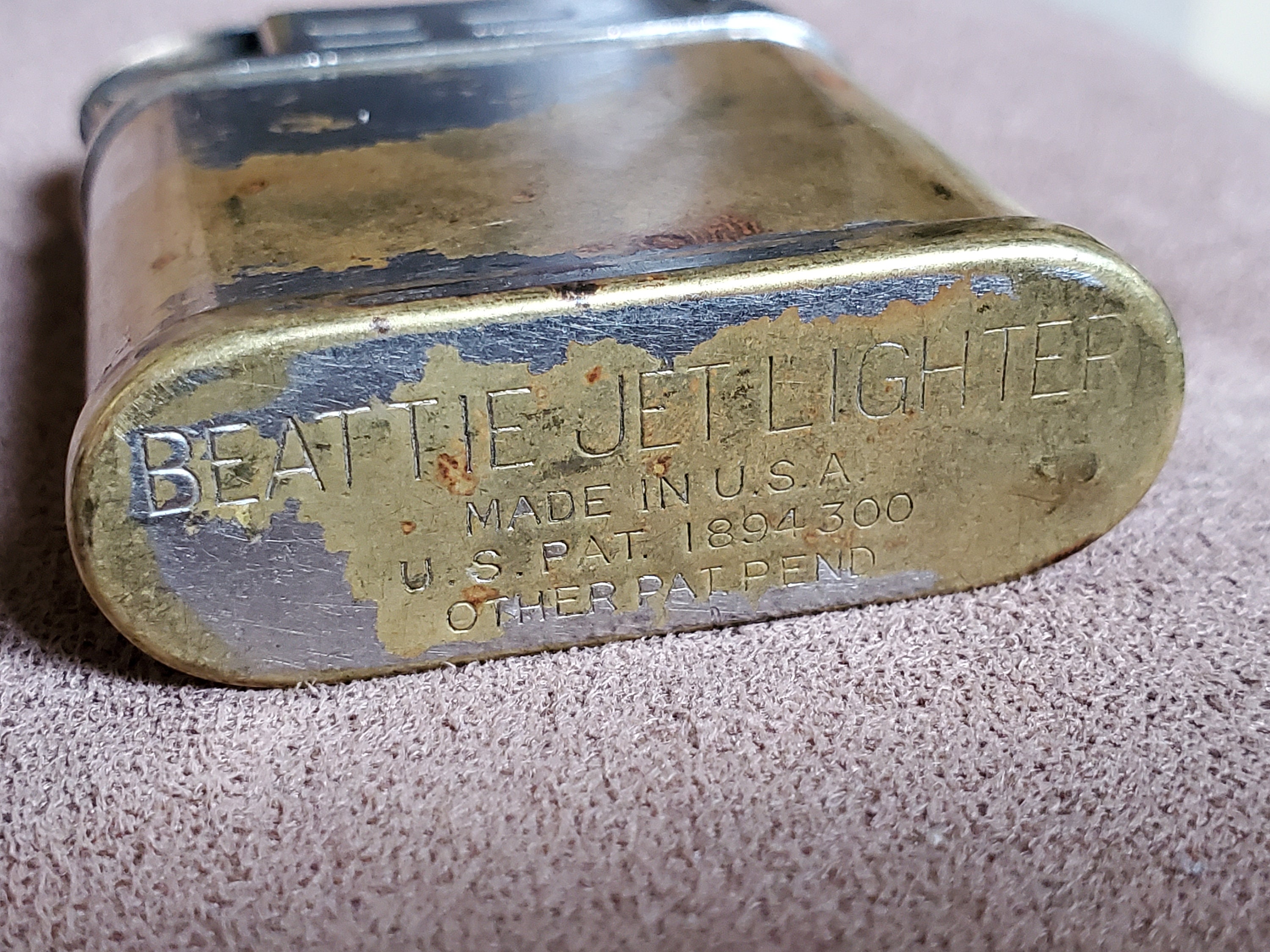 ベルギー製 50s ビンテージ BEATTIE JET ビューティージェットライター