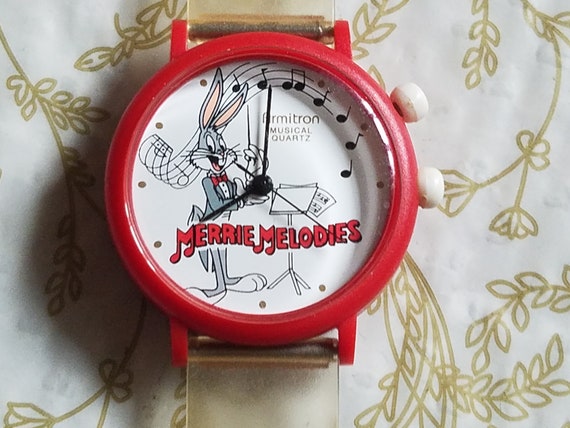 Vintage Bugs Bunny Musical Watch - image 5