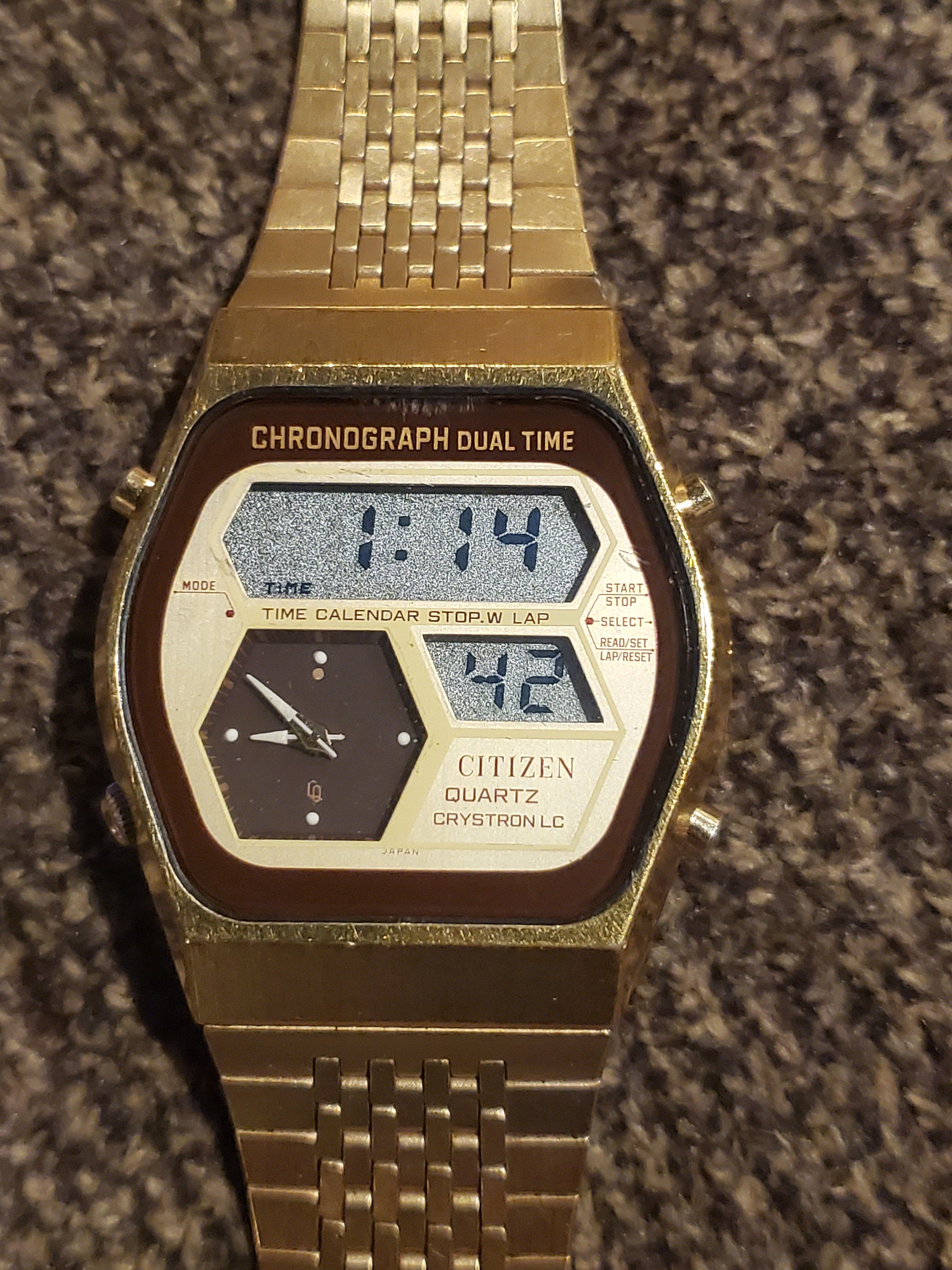【激レア】CITIZEN CHRONOGRAPH DUAL TIME 腕時計 CITIZEN - 【激レア】CITIZEN CHRONOGRAPH DUAL TIME 腕時計の