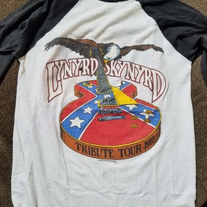Vintage Lynard Skynyrd Tribute Tour Concert T-Shirt 1988