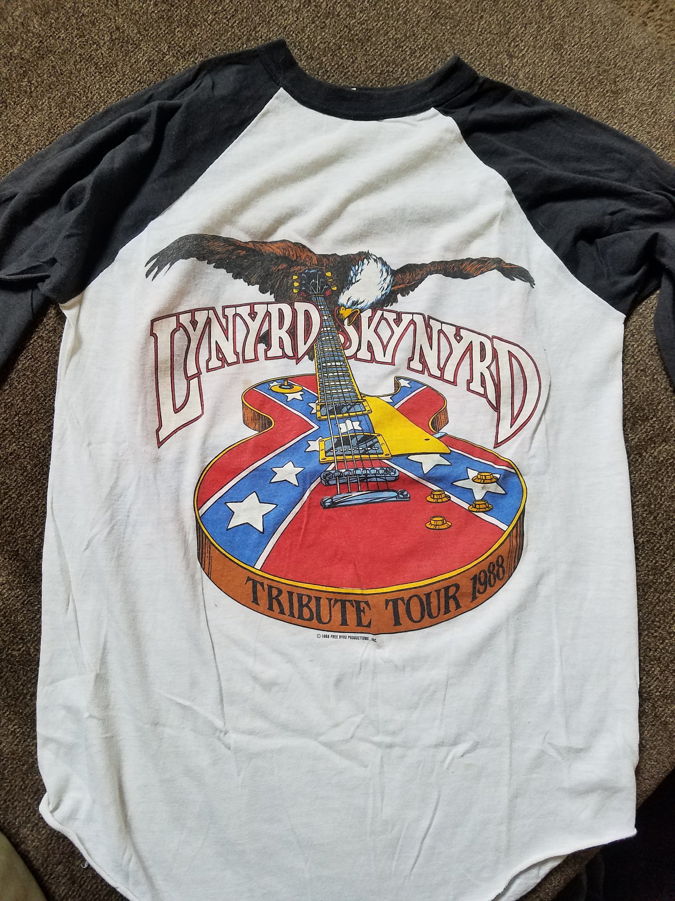Vintage Lynard Skynyrd Tribute Tour Concert T-shirt 1988 - Etsy
