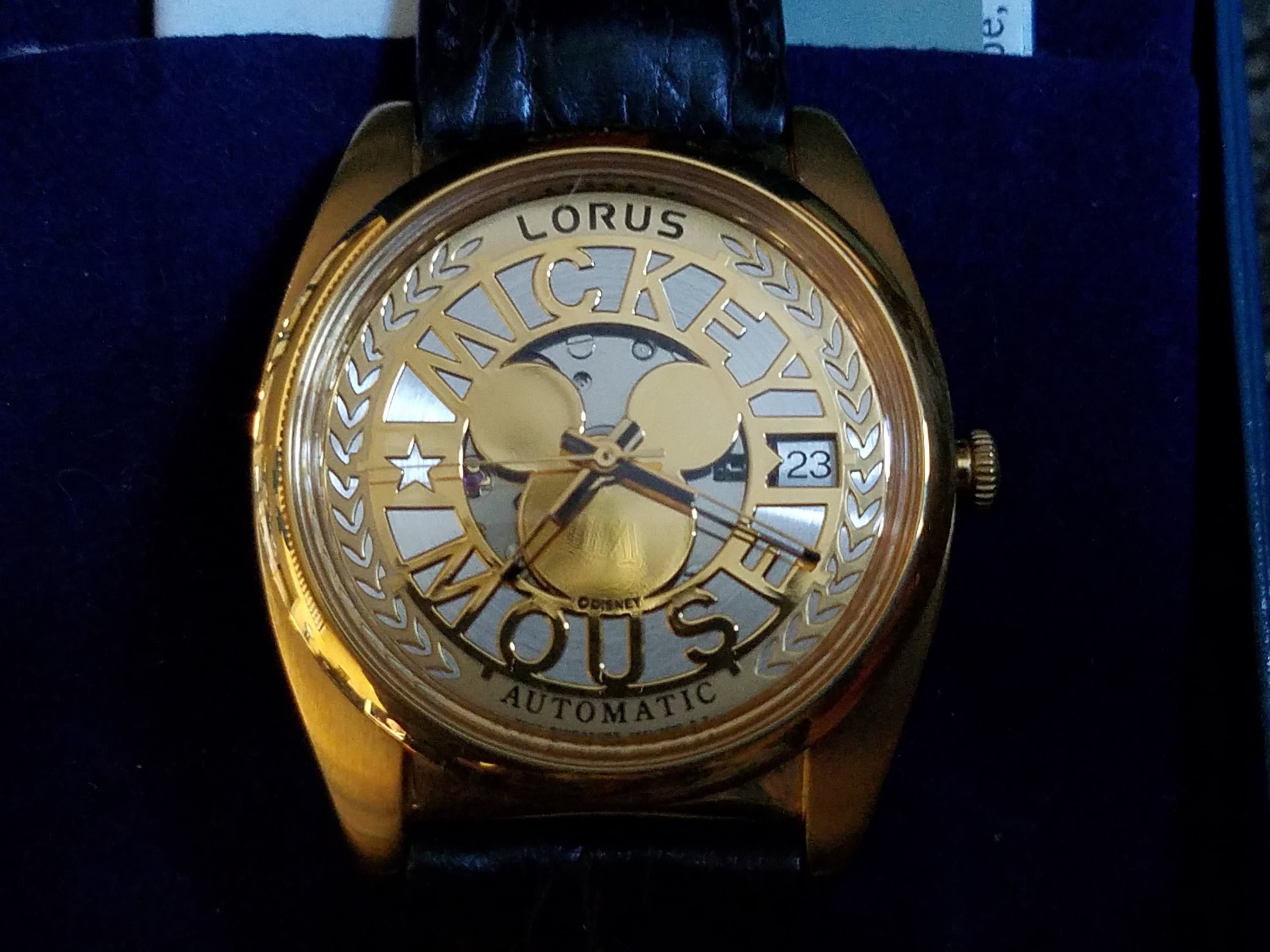 mickey mouse skeleton watch