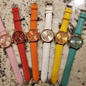 Lot of 6  Fashion Watches by Geneva