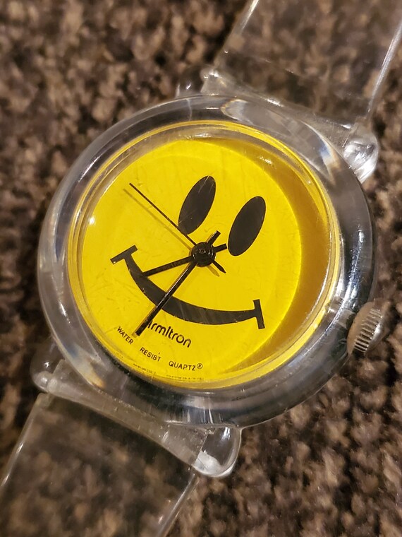Vintage Armitron Smiley Face Watch
