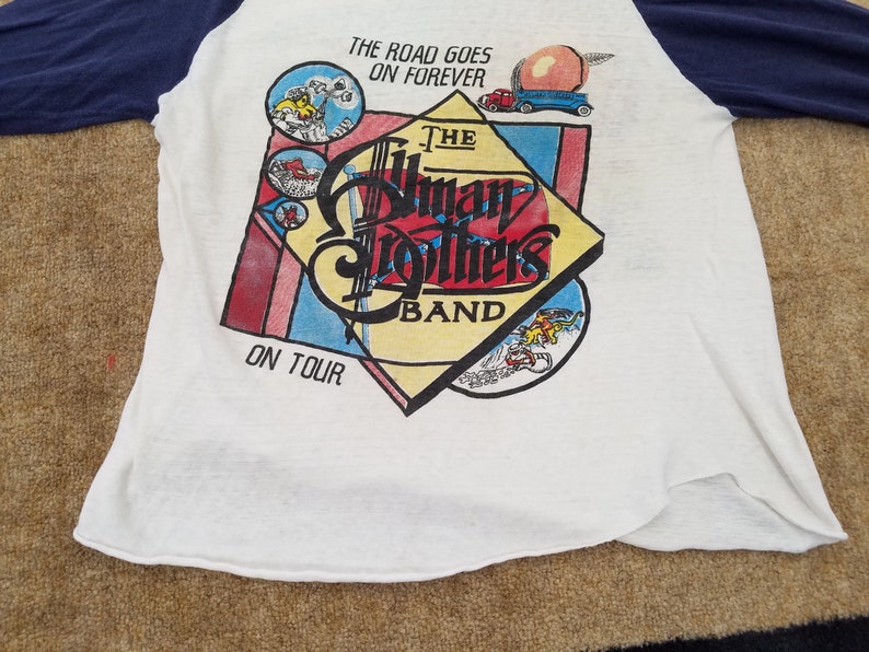 Vintage Allman Brothers Band tshirt Etsy