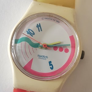 Vintage Swatch Watch - Frutti/Lolita SE - 1496-LW 126 - Small Head 1989