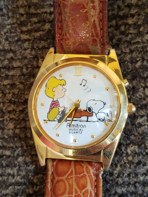 snoopy armitron watch