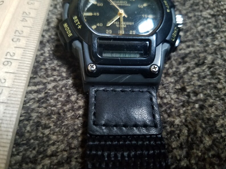 Vintage Casio Illuminator Analog Digital Watch. Etsy Australia