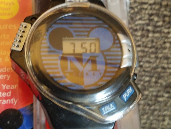 Vintage Mickey Mouse Record and Playback Watch - image 1