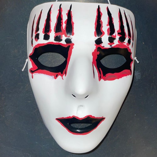 SLIPKNOT Joey Jordison Mask. Iowa Red & Black. replica - Etsy Finland